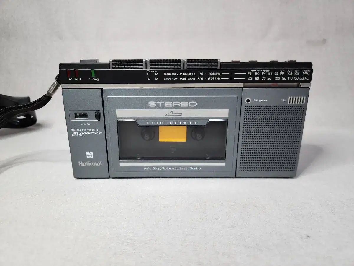 ジャンク品】National RX-2700 FMAMラジオカセットレコーダー National